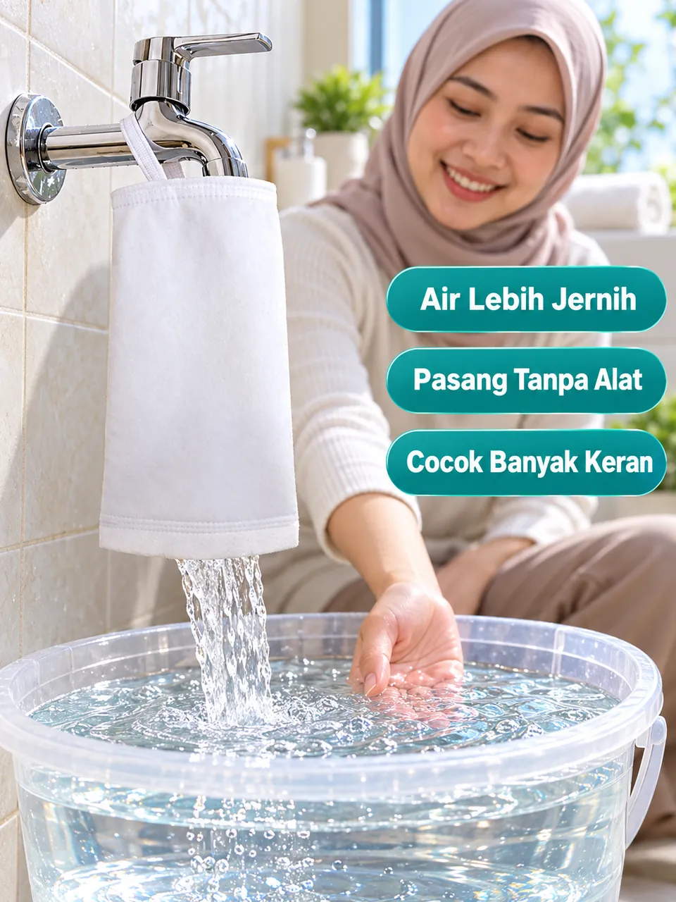 Air Kamar Mandi Keruh, Bau & Bikin Lantai Berkarat? Sekarang Air Keluar Lebih Jernih Langsung dari Keran